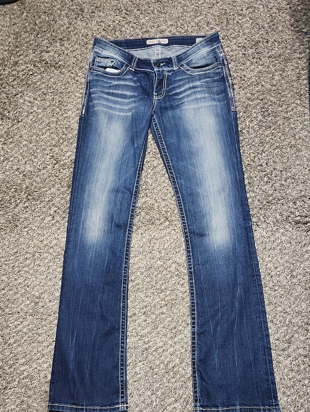 BKE Women's Medium Blue Bootcut Jeans